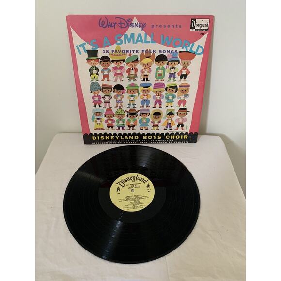 Walt Disney "It's A Small World" LP Record 1289 Disneyland Boys Choir 1965 - Picture 4 of 8